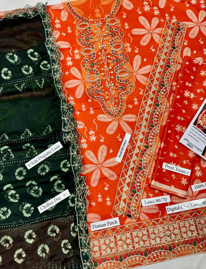 U-07-3pcs Orange