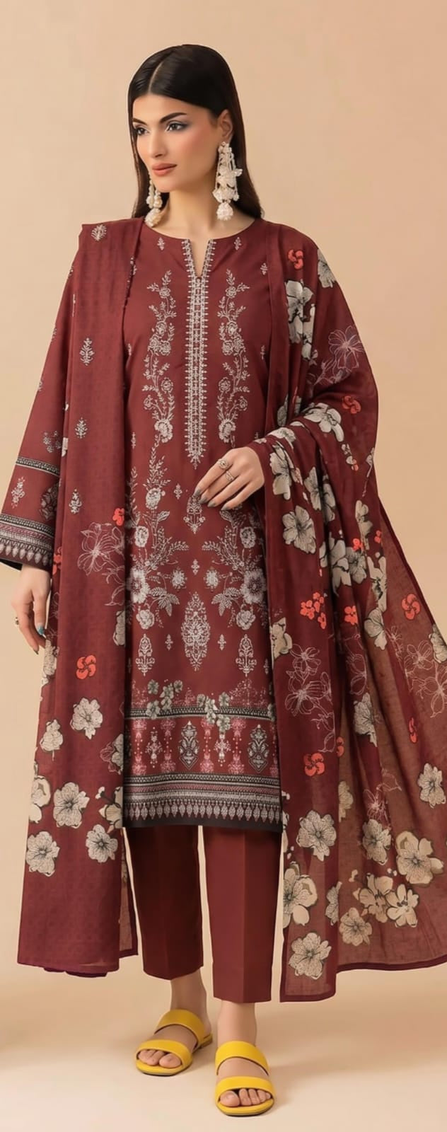 U-05-3pcs Maroon